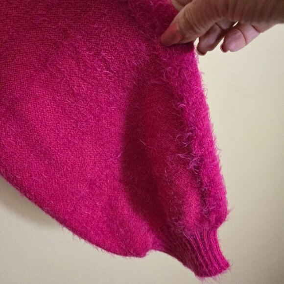 Show Me Your Mumu Vienna Sweater Pink Cozy Soft Balloon Sleeve Size M - Picture 9 of 11
